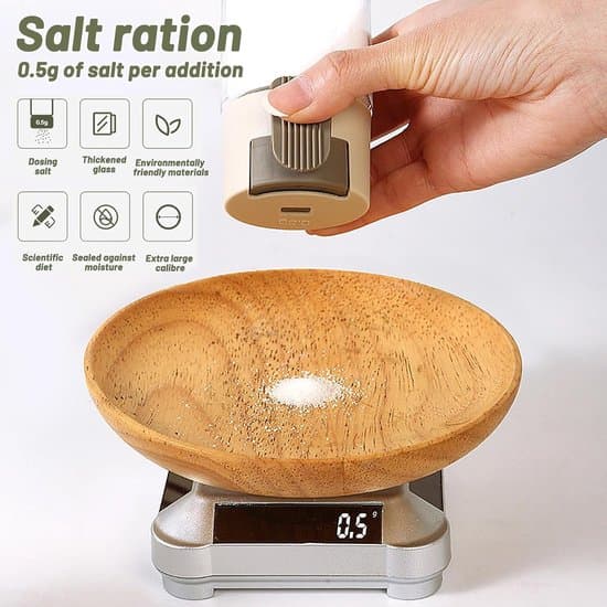 4-pack 100 ml Mini Salt-/Pepparströare Set - 0,5 g Exakt