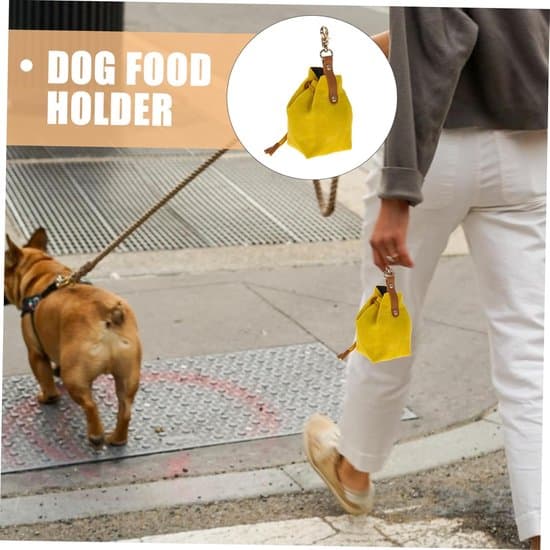 Bærbar hundetræningsgodbidspose med snøre, udendørs opbevaringstaske til kæledyrsfoder og belønninger.