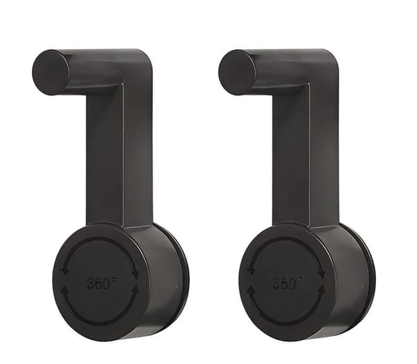2-pack - Dörrbegränsare - Säkerhetsdörrlås - Barnsäkerhetslås - Vit