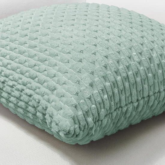 2 stk. mintgrønne 40x40 cm fluffy bløde boho fløjls forårspudebetræk sæt