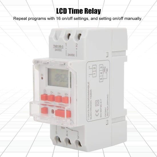 Digital timer til kedel – 30A, LCD, 1-sekund justerbar, 220V