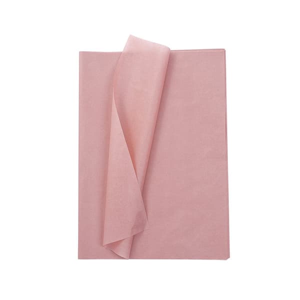 100 ark rosa silkespapper - 50x35 cm - Rosa omslagspapper