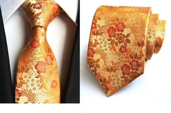 Specialudgave slips - Orange Blomst - One Size Fits All