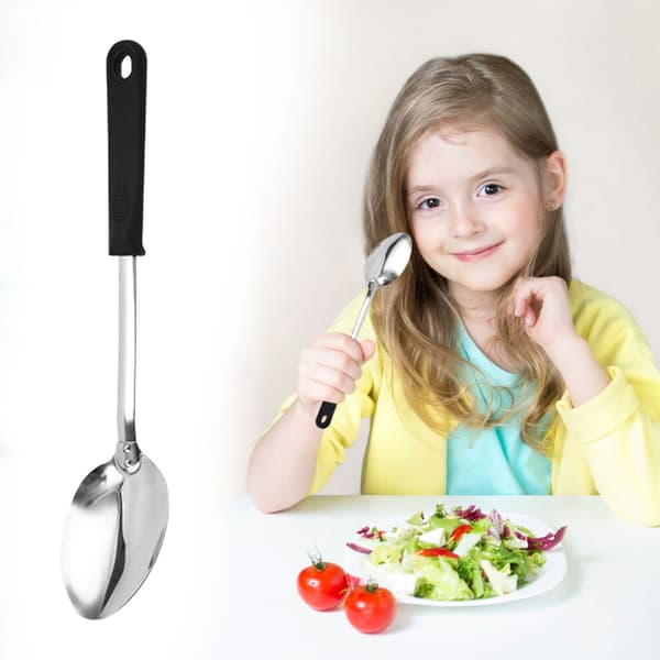 13-tums kökssked i rostfritt stål