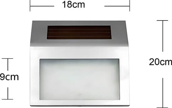 Solcellsdriven husnummerskylt i rostfritt stål med LED-belysning - gatunamn - kallvitt ljus