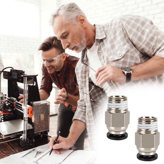 10 PC4-M10 pneumatiske lynkoblinger til 3D-printere.