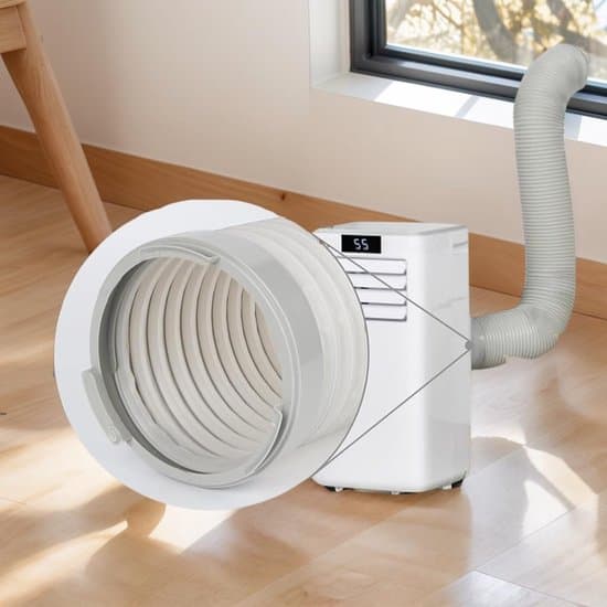5,9-tommer bærbar aircondition-udstødningsslangeforbindelse - Rund - Tilbehør
