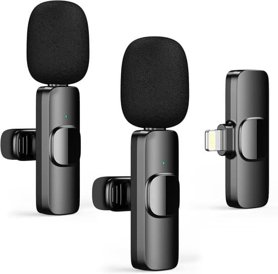 2,4 GHz Mini Clip-On Trådløs Lavalier Mikrofon til Vlogging & Interviews