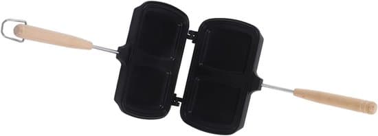 Panini Maker - Sandwich Maker - Hurtige Måltider - Kompakt Design - 23 x 22 cm - Sort