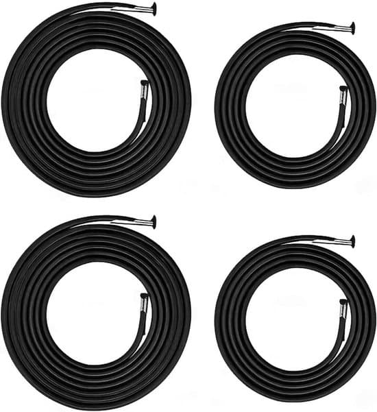 4-pack silvergrå universella elastiska ersättningsrep för fällbara vilstolar och solstolar