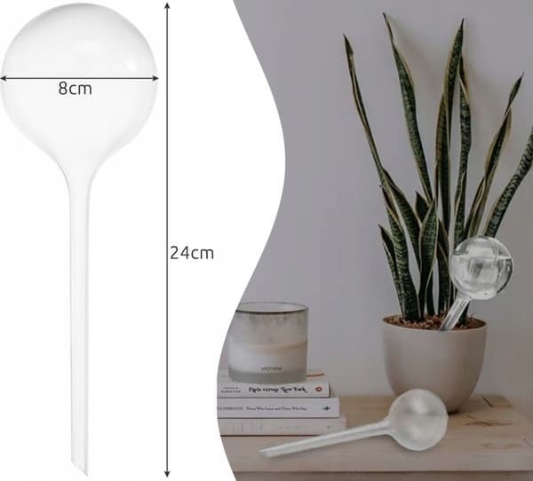 Vattenkula för hushåll för blommor och växter, 8-pack