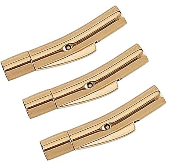 Bajonetlåse - Rustfrit stål - 3 mm huldiameter, 4 sæt