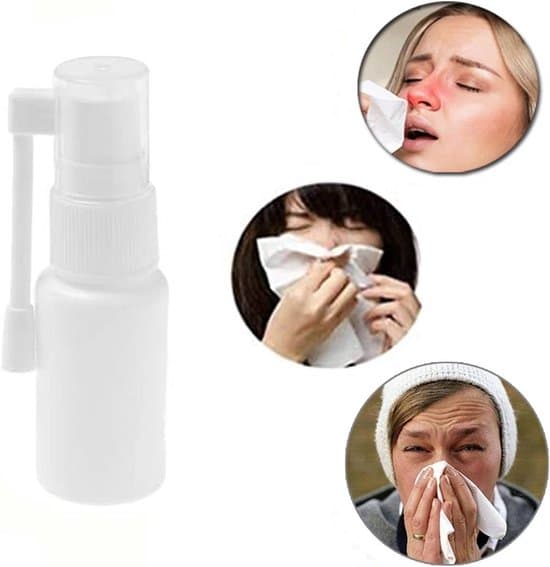 10-pack - Plastsprayflaskor - Återanvändbara orala sprayflaskor - 30 ml sprayflaskor - Vätskedispenser - För dispensering och påfyllning av spray - Vit