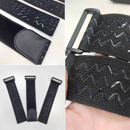 4-pack elastiska kardborreband - breddade och förstärkta, lämpliga för cyklar, väskor, träningsutrustning och kablar.