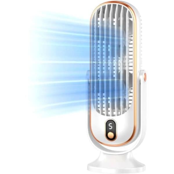 Soveværelsesventilator, 5-trins bladløs bordventilator