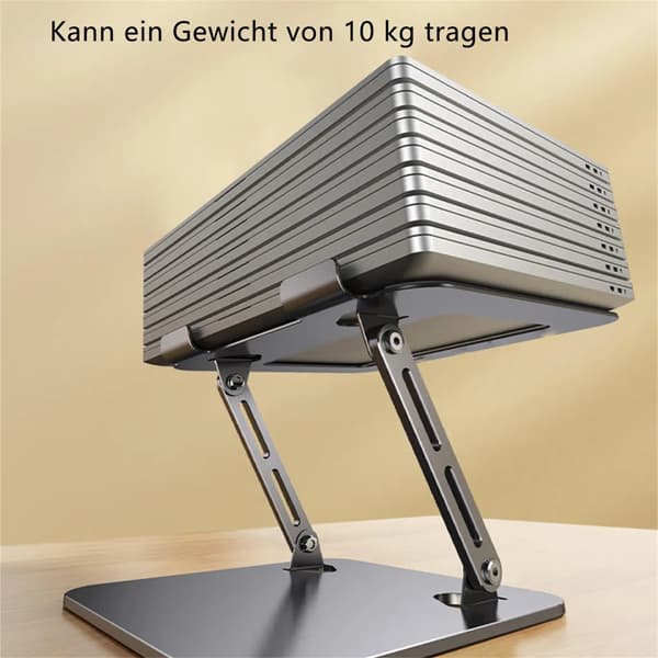 Bærbare stativer og baser, bærbare borde, computerstativer med ventilationsåbninger, højde- og rullejustering, tabletstativer