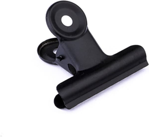Bulldog Clips 20 mm | Sort | 30 stk.