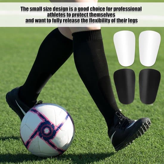 Super Mini Fodbold Benskinner - 8x5 cm - Sort/Hvid