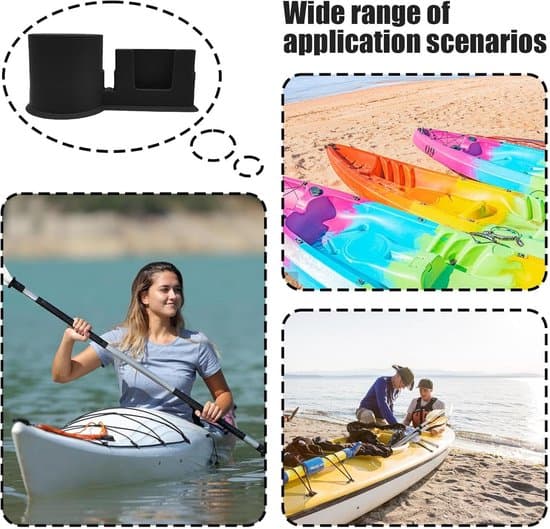 SUP Paddleboard Kopholder, multifunktionel vandflaskeholder, Sort