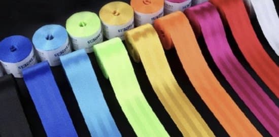 Sort/rød/gul polyester/nylon sikkerhedssele