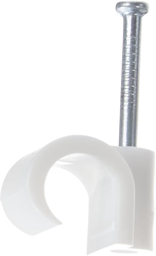 Kabelbindere - Kabelstropper - Kabelklemmer, 12 mm diameter, hvid, 100 stk.