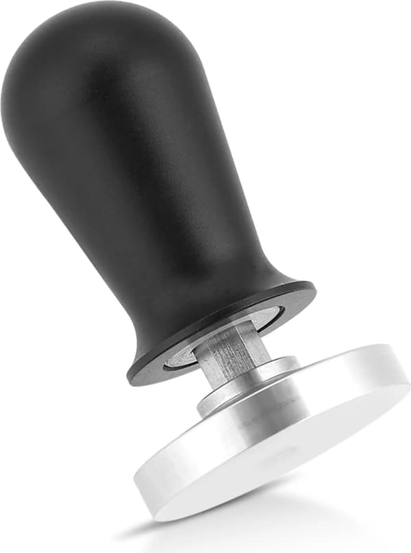 Kaffestamper i rustfrit stål, fladbundet espressostamper, 58 mm