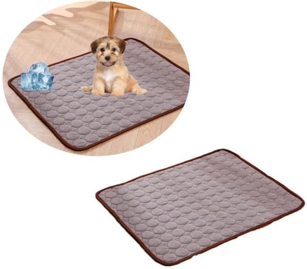 100x75 cm Blå Holdbar Kølemåtte og Tæppe til Hunde og Katte