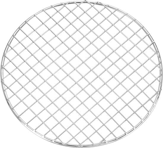 Pyöreä grilli - BBQ-grilli - Ulkoruokailu - Ruostumaton teräs - 20,3 cm - Hopea