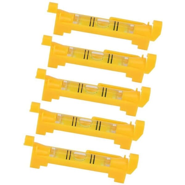Fickvattenpass, 5-pack, lämpliga för murning och rörinstallation