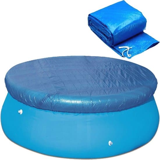 Runt poolskydd 244cm - Vattentätt PE-poolskydd