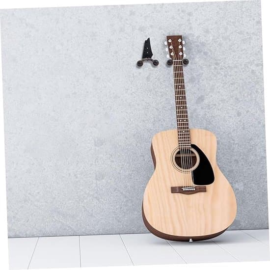 2 stycken - Gitarrkrok - Gitarrhållare - Väggkrok för gitarr - Gitarrväggfäste - Gitarrhängare - 9*14*12cm - brun - ABS+järnrör+gummi
