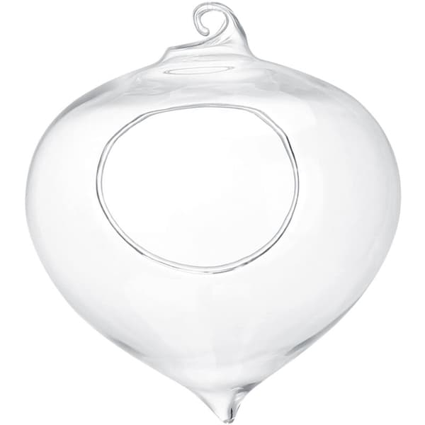 Transparent hängande växtställ. Lämplig för hydroponik - glas.