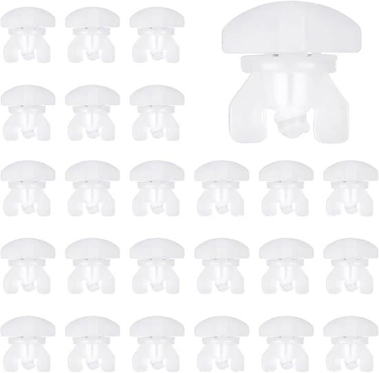 20-pack gardinskenrullar och krokar