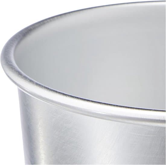 18 cm konformad aluminiumbakform - med kant, 8 cm hög