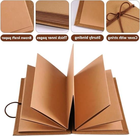 - Foldbart harmonika-stil fotoalbum - DIY scrapbog til minder