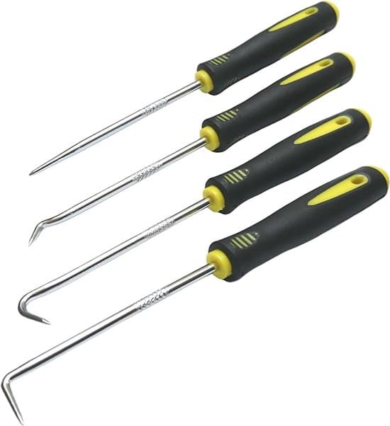 4-delt præcisions O-rings pick- og krogsæt