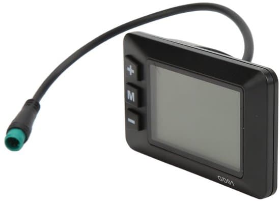 Elektrisk cykel LCD-display - 36V/48V - 22,2 mm styr