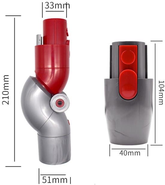 2-osainen sovitinsarja - Dyson V7/V8/V10/V11/V15 -imureille