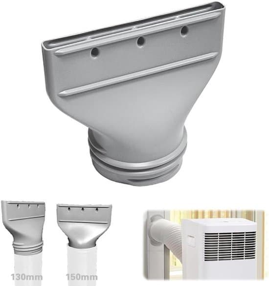 Flad udstødningsrørforbindelse - Bærbar aircondition flad forbindelse - Tilbehør til bærbar aircondition (130/150 mm)