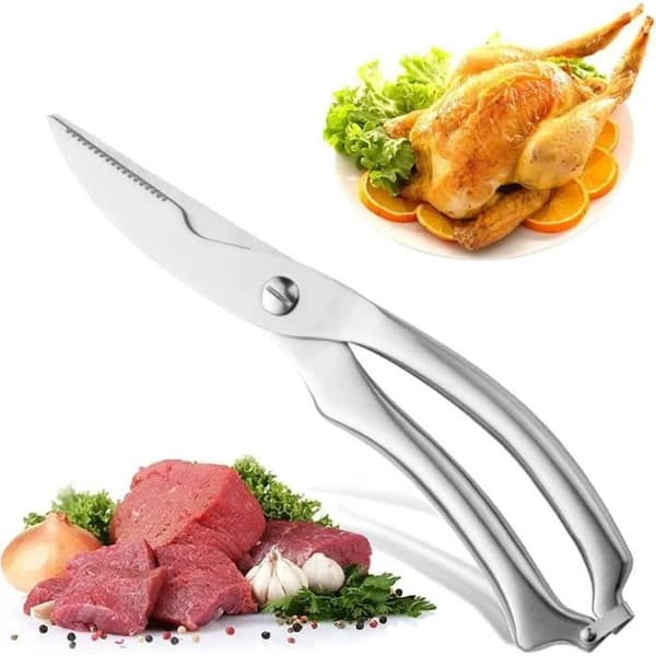 Køkkensaks - Rustfrit stål - Multifunktionel - 25 cm - Ergonomisk - Rustbestandig