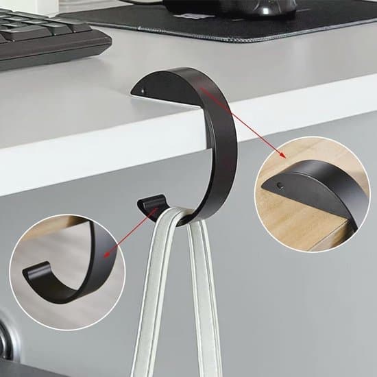 Bordsväskställ - Halkfritt handväskställ för hem- och kontorsbruk (2-pack)