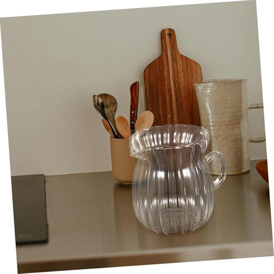 Mini mælkekande - Glasdispenser - Servering af drikkevarer - Mikrobølgesikkert design - 1 centiliter - Transparent