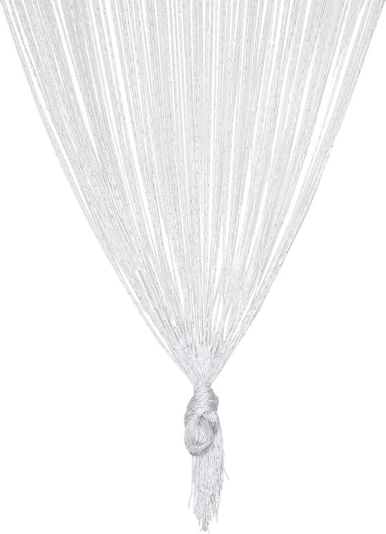 1x2m Hvid Perlefluegardin