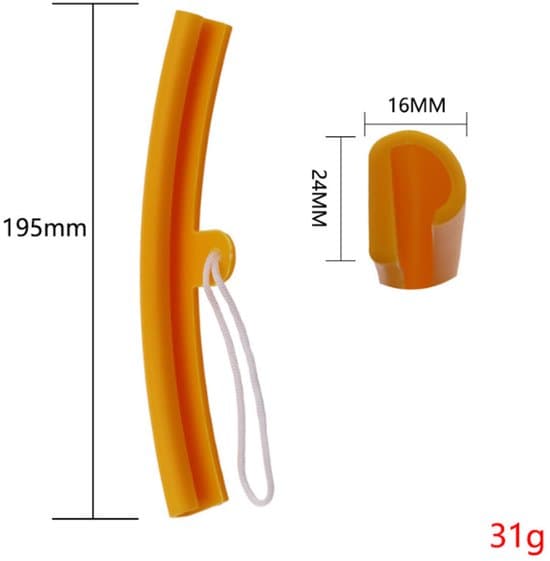 Fälgskydd - Fälgkantskydd - 2 delar - för däckmontering - Bilfälgskydd - 19,5 cm