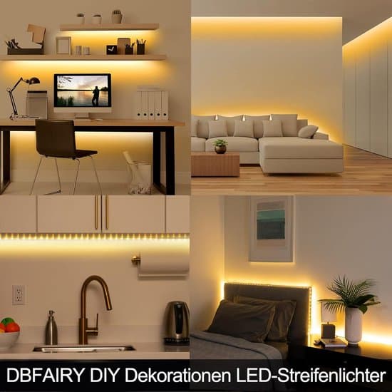 LED-ljuslist - 5 meter - varmvitt ljus