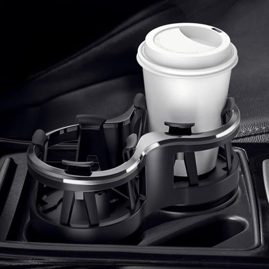 Bilkopholder – Biltilbehør – Kopholder – Universal Drikkeflaskeholder – ABS Materiale – Sort