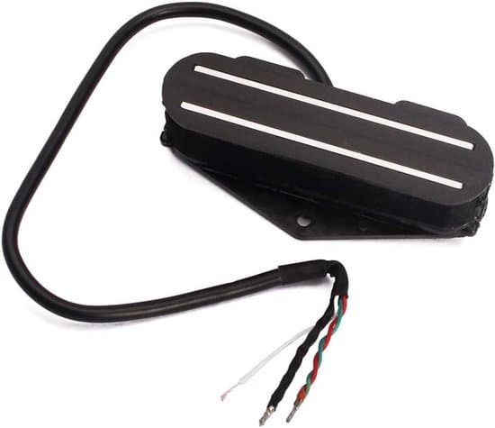 Dubbelspolig pickup för TL Strat Squier Tele gitarr, svart