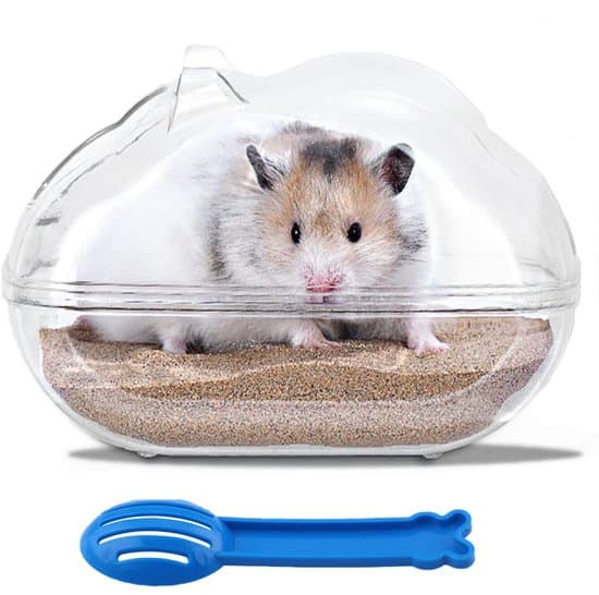 Hamster Sandbadkar - Djurbadstillbehör - 1 Styck - Transparent