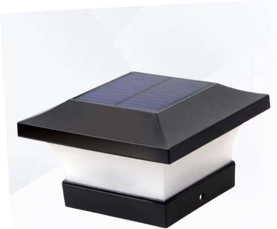 LED Solar Trädgårdsbelysning - Svart - Vattentät