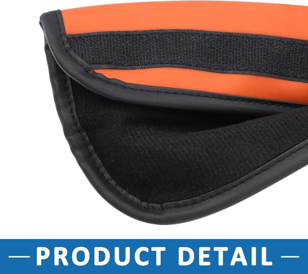 Bilbältesskydd axelvadd läderväska, 2-pack